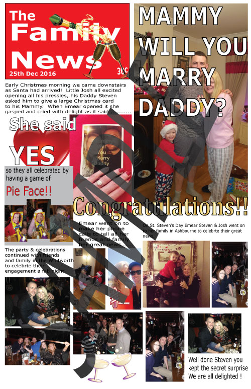images to dislay tabloid family front page news